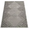Tapis Crystal Moderne Gris clair Noir Salon 300 x 400 cm Voir les images du produit 6