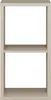 Regalwürfel >MAURO< in Taupe - 38,2x72,8x32,9cm Produktbild-Vorschau 1