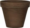 SPANG Pflanzkübel, rund, Ø 13x12 cm, aus Ton in braun Produktbild-Vorschau 1