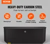 A black storage box with text and icons highlighting its features. Anteprima dell’immagine prodotto