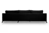 VENASI Ecksofa mit Schlaffunktion Aspen, Schwarz Cordstoff, Produktbild-Vorschau 4