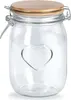 Glasbehälter für Lebensmittel HEART, luftdicht, 1000 ml Produktbild-Vorschau 1