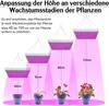 LARS360 LED Pflanzenlampe 45 W Vollspektrum, 225 LEDs Rot & Produktbild-Vorschau 3