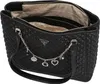 Elegante schwarze Damentasche mit Fächern und Produktbild-Vorschau 14
