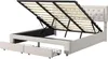 Fortuna Lai Lit tapissier 160x200 cm, Boxspring hydraulique Voir les images du produit 7