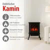 Alpina Elektrokamin mit Heizung Flammeneffekt Schwarz Produktbild-Vorschau 11