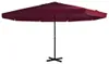 vidaXL Sonnenschirm mit Aluminium-Mast 500 cm Bordeauxrot Produktbild-Vorschau 7