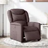 vidaXL Relaxsessel Elektrisch Dunkelbraun Stoff Produktbild-Vorschau 1