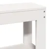 Massivholzbett ohne Matratze Weiß 160x200 Kiefernholz Produktbild-Vorschau 10