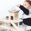 Drevené trojpodlažné parkovisko s výťahom - garáž s autami Náhľad obrázku produktu 3