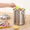 Geruchsneutraler Komposteimer aus Edelstahl für die Küche – Produktbild-Vorschau 3