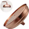 A copper shower head is shown from a close-up angle, with a smaller inset image showing the shower head in use. Produktbild-Vorschau