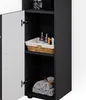 Midischrank Vicco Irma Anthrazit Hochglanz 30 x 95 cm, Produktbild-Vorschau 6