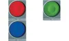 Three circular paint pans, two stacked vertically and one to the right, against a white background. Anteprima dell’immagine prodotto