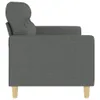 A side view of a dark gray fabric sofa. Produktbild-Vorschau