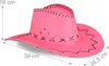 relaxdays 2 x Cowboyhut Fasching pink Produktbild-Vorschau 4
