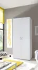 Kleiderschrank Base | 80 x 52 x 177 cm | Weiß Produktbild-Vorschau 1