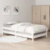 vidaXL Stapelbett Weiß 100x200 cm Massivholz Kiefer Produktbild-Vorschau 4