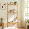 Półka ścienna "Tingvoll" 176x85x32 cm Bambus Podgląd zdjęcia produktu 1