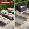 Floordirekt Gartenbox Holz-Optik wetterfeste Kissenbox 270L Produktbild-Vorschau 5
