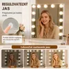 ZMH hollywoodske kozmetické zrkadlo LED 60X80CM Bluetooth Náhľad obrázku produktu 7
