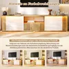 Mobile TV 180 cm con illuminazione LED, mobile TV con 2 Anteprima dell’immagine prodotto 7