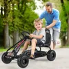 COSTWAY motokára s nastavitelným sedadlem, ruční brzda, Náhled obrázku produktu 9