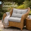 Beautissu Lounge Kissen Set Outdoor Hellgrau XLuna, Produktbild-Vorschau 2