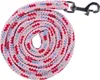 A coiled rope leash with a metal clasp against a white background. Anteprima dell’immagine prodotto