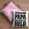 Trendation - Ehemann Papa Grillen Geschenk Deko-Kissen mit Produktbild-Vorschau 4
