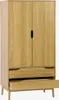 sweeek - Kleiderschrank im Vintage-Stil mit Holzdekor, 2 Produktbild-Vorschau 3