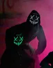 Leuchtende Maske Halloween-Maske LED schwarz-lila - Produktbild-Vorschau 3