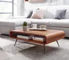 Couchtisch FineBuy Sofatisch Holz Massiv 90x55x30 cm Produktbild-Vorschau 2