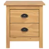 vidaXL Tables de nuit Hill 2 pcs. 46x35x49,5 cm pin massif Voir les images du produit 10