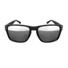 Polarisierte Sonnenbrille Herren Eckig Schwarz Silber Produktbild-Vorschau 2