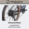 Agon Alpha E Bike Mountainbike Herren oder Damen 170 - 190 Produktbild-Vorschau 5