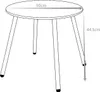 Garten-Beistelltisch - Metall - Khaki - MIRMANDE von MYLIA Produktbild-Vorschau 4