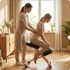 Klekačka ergonomická černá do kanceláře, kosmetického a SPA Náhled obrázku produktu 6