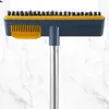 2-in-1 Bodenbürste + Kamm 108cm blau Produktbild-Vorschau 2