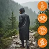 Regenponcho Damen Herren, Regenmantel Wasserdicht aus EVA, Produktbild-Vorschau 4