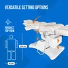 Expondo physa Fußpflegestuhl - 300 W  - weiß Produktbild-Vorschau 4