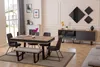 Esszimmer Set Esstisch 4х Stühle Bank Sideboard Essgruppe Produktbild-Vorschau 1