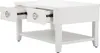 Table Basse Shine 90 X 60 X 47 Cm En Bois Blanc - Table Voir les images du produit 3