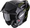 Přilba Scorpion EXO Tech Evo Conquer, černá/žlutá, XL Náhled obrázku produktu 2