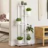vidaXL Stojan na květiny s 5 patry a kolečky 44x23x100 cm Náhled obrázku produktu 2