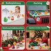 Calendrier de l'Avent avec 24 canards de bain colorés pour Voir les images du produit 7