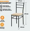CASARIA® Gruppo di Sedute Leo Set 5 Pezzi Tavolo da Pranzo Anteprima dell’immagine prodotto 6