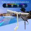 Fontaine de piscine avec cascade et éclairage LED solaire à Voir les images du produit 6