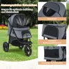 COSTWAY Hundewagen klappbar, Hundebuggy bis 25 kg, Produktbild-Vorschau 5