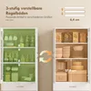 HOMCOM Küchenschrank Buffetschrank mit verstellbar Regal Produktbild-Vorschau 5